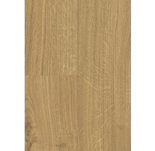 Nahaufnahme von hellem Laminatboden in Holzoptik