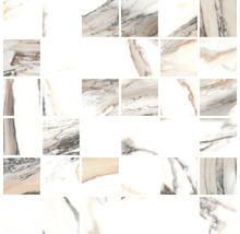 Muster von Fliesen mit Marmoroptik