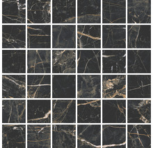 Fliesenmosaik mit Marmoroptik