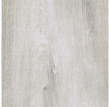 Nahaufnahme einer Bodenfliese mit Holzoptik