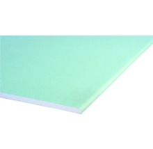 Grüne Gipskartonplatte