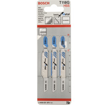 Bosch Stichsägeblätter Set T118G HSS für Metall