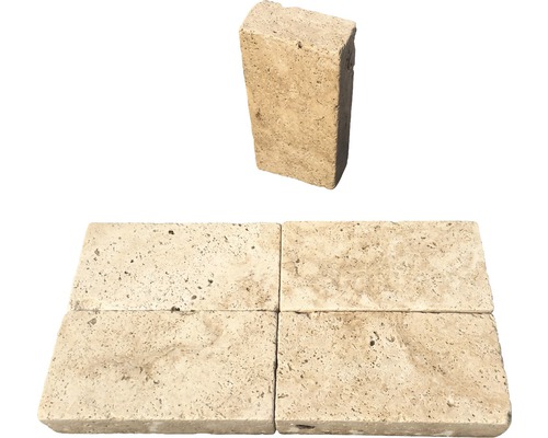 Travertin Pflastersteine für den Außenbereich