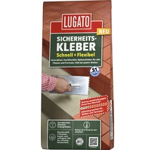 Lugato Sicherheitskleber schnell und flexibel, Fliesenkleber Verpackung