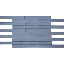 Mosaikfliesen mit rechteckigen grauen Steinen