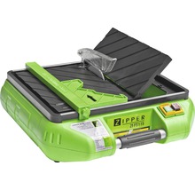 Fliesenschneidmaschine mit Führungsschiene und Schutzvorrichtung