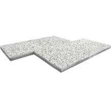 Betonplatten mit Kiesoberfläche für den Gartenbereich