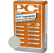PCI FT® Fugengrau Fugenmörtel für Steingut- und Steinzeugbeläge hellgrau 25 kg