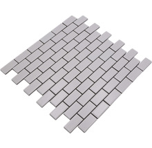 Mosaikmatte mit rechteckigen Keramiksteinen