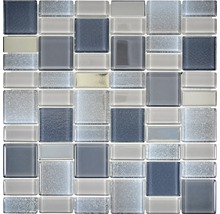 Produktbild: Glasmosaik Dazzle 13G 30x30 cm mix grau