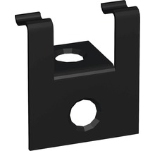 Konsta WPC Anfangs- und Endclips Nativo 30 Clips + Schrauben für Holz- und Aluminium-Unterkonstruktionen