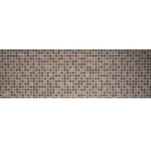 Mosaikfliese mit quadratischen Elementen in Holzoptik