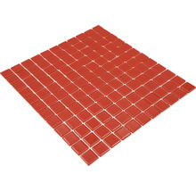 Quadratische Mosaikfliesen aus Glas