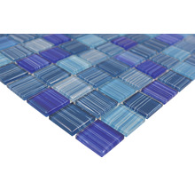 Quadratische Glasmosaikfliesen