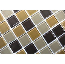 Quadratische Glasmosaikfliesen für Wand und Boden