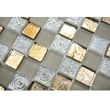 Mosaikfliesen aus Glas mit Muster