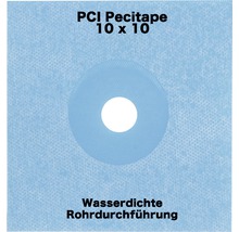 PCI Pecitape® Spezial Dichtbandsystem für wasserdichte Eck-und Anschlussfugen 10 x 10 cm