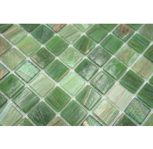 Mosaikfliesen aus Glas in Grün