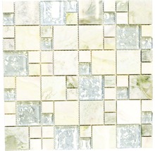 Produktbild: Glasmosaik XCM MC639 grau/beige 30x30 cm