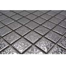 Quadratische Mosaikfliesen aus Metall