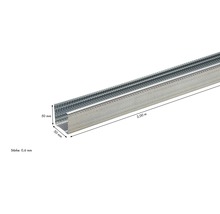 Deckenprofil aus Metall, 3,00 Meter lang