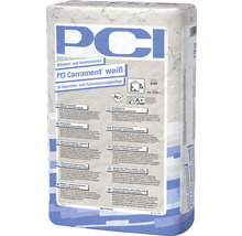 PCI Carrament® Mittelbett- und Ansetzmörtel für Naturwerksteinbeläge weiß C2FE 25 kg