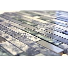 Mosaikfliesen aus Stein, Glas und Metall