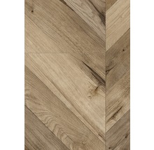 Bodenbelag mit Fischgrätmuster