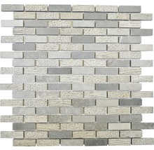 Natursteinmosaik XNC B49 Marmr grau 30,5x30,5 cm