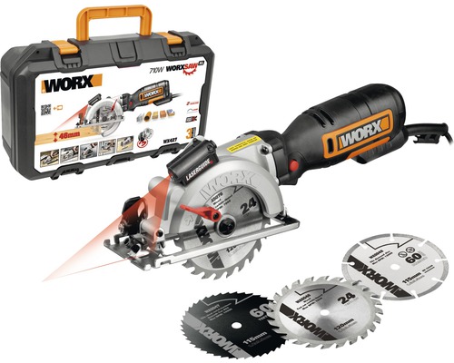 Handkreiss ge Worxsaw WORX Kompakt 710W 120mm 27mm WX427 inkl