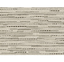 Teppichboden Flachgewebe Outsider African Mambo weiß-anthrazit gemustert FB21 400 cm breit (Meterware)