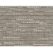 Teppichboden Flachgewebe Outsider African Mambo grau-weiß FB51 400 cm breit (Meterware)