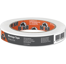 Produktbild: ROXOLID Montage Tape Montageband weiß 19 mm x 5 m