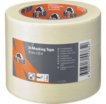 ROXOLID Masking Tape Kreppbandset beige 3 x 30 mm x 50 m
