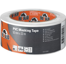 Produktbild: ROXOLID PVC Masking Tape Abdeckband Putzband weiß 50 mm x 33 m