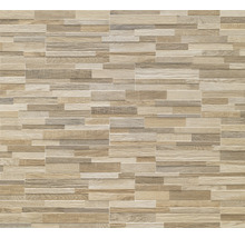 Fliesen mit Holzoptik, rechteckig verlegt