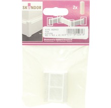 Skandor Sockelleisten Eckverbinder aus Kiefernholz, 16,5 x 16,5 x 40 mm, 2 Stück