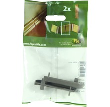 Verpackung mit zwei Übergangsprofilverbinder