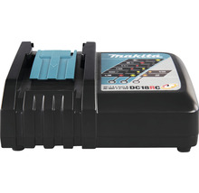 Makita Ladegerät DC18RC für Lithium-Ionen und Nickel-Metallhydrid Akkus