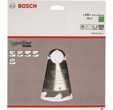 Bosch Optiline Wood Kreissägeblatt, 190 x 2,0 x 30 Millimeter, 16 Zähne