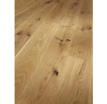 Verlegter Eichenparkettboden