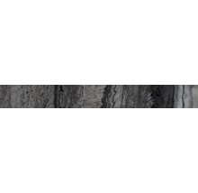 Sockel Memento Travertino black lappato 7,2x60 cm