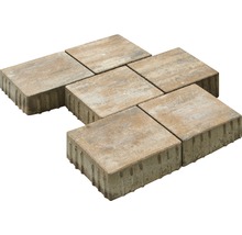 Mehrere Betonpflastersteine für den Garten- und Landschaftsbau