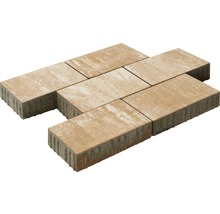 Rechteckige Pflastersteine aus Beton