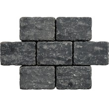 Pflastersteine aus Stein, rechteckig, im Verbund verlegt