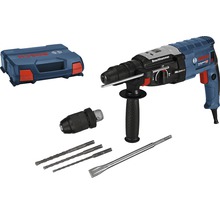 Bohrhammer mit SDS plus Bosch Professional GBH 2-28 F inkl. Flachmeißel, 3-tlg. Bohrer-Set SDS plus-5 (6/8/10 mm) und L-Case