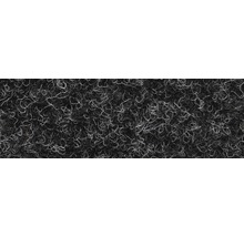 Schwarzer Teppich mit Schlingenstruktur