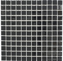 Produktbild: Keramikmosaik CG 144 schwarz 30x30 cm