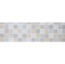 Fliesenmuster mit geometrischen und floralen Motiven