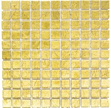 Glasmosaik CM 4GO10 gold 30x30 cm